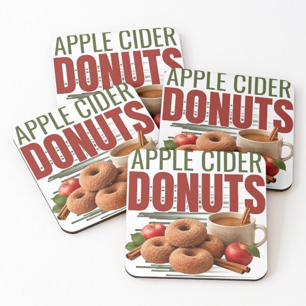 Item preview, Apple Cider Donuts | Cinnamon Sugar Fall Treat Illustration designed and sold by UUniqueIImprint.