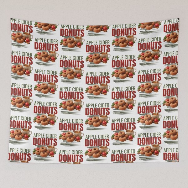 Item preview, Apple Cider Donuts | Cinnamon Sugar Fall Treat Illustration designed and sold by UUniqueIImprint.