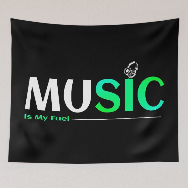 Item preview, Music Is My Fuel designed and sold by TheFineShirt.