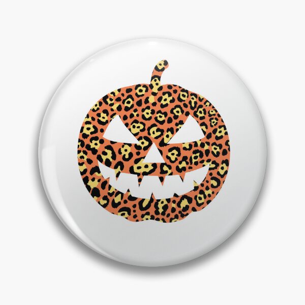 Item preview, Leopard Print Pumpkin Halloween Jack O Lantern designed and sold by The secret storage room.