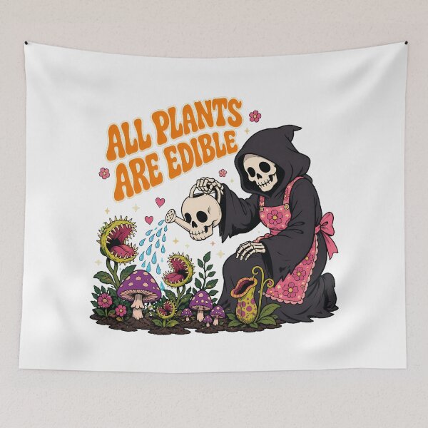 Item preview, Spooky Goth Plant Parent Grim Reaper Gardening designed and sold by chattsuede.