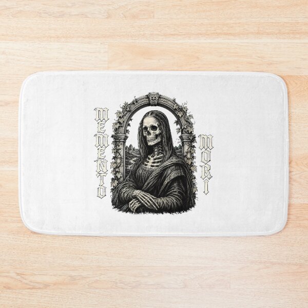Item preview, Gothic Skeleton Mona Lisa Memento Mori Macabre designed and sold by chattsuede.