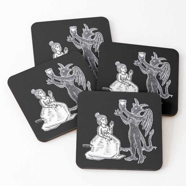 Item preview, The Demon and the Maiden (light grey version) designed and sold by Dungeon-Shop.