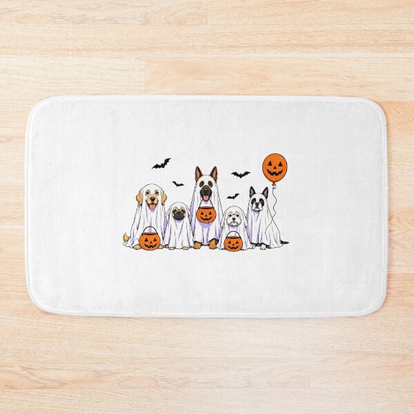 Item preview, Spooky Ghost Dog Halloween Breeds Trick Or Treat designed and sold by chattsuede.