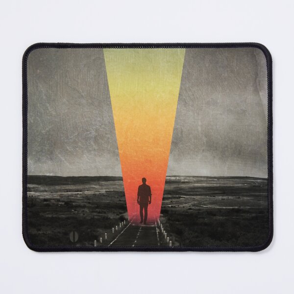 Item preview, Man On A Surreal Path of Colourful Light and Dark Shadow designed and sold by Dyrk Wyst Redbubble Shop.