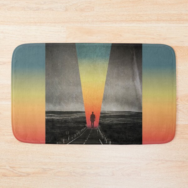 Item preview, Man On A Surreal Path of Colourful Light and Dark Shadow designed and sold by Dyrk Wyst Redbubble Shop.