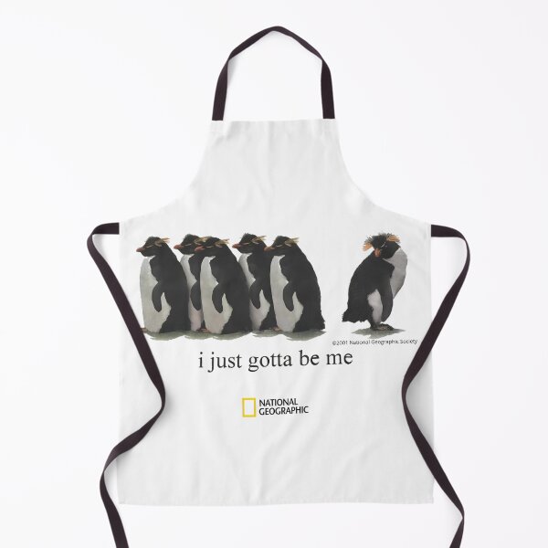 Item preview, National Geographic Penguins I Just Gotta Be Me Vintage Nature Graphic Tee designed and sold by VelourEmber.