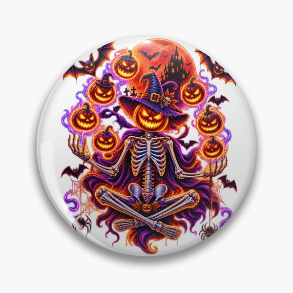 Item preview, Neon Skeleton Skull Halloween  designed and sold by QuiteOrbit.