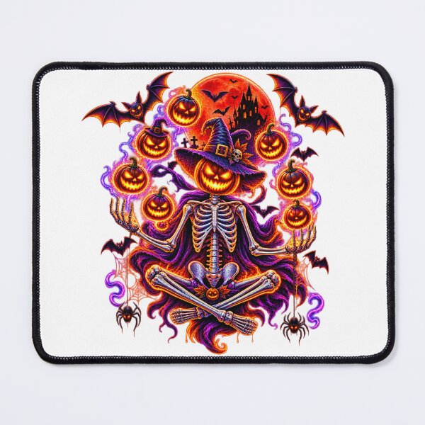 Item preview, Neon Skeleton Skull Halloween  designed and sold by QuiteOrbit.