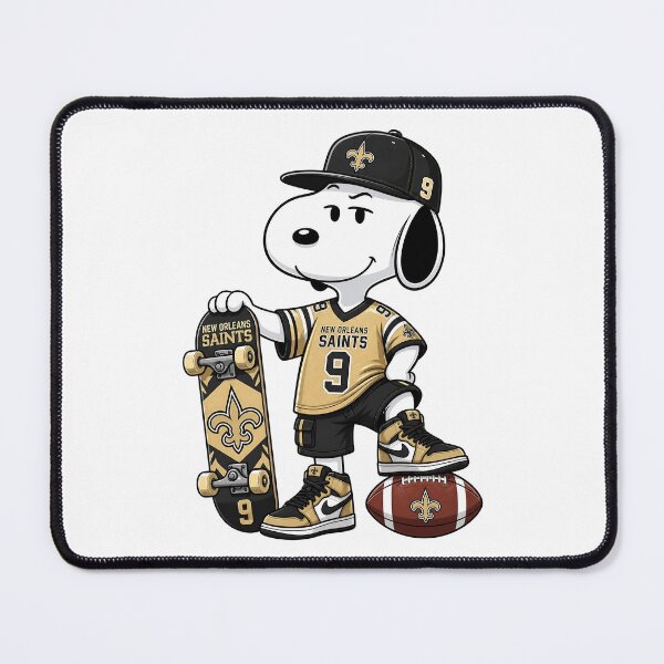 Item preview, Snoopy New Orleans Saints Football Retro F029 designed and sold by GLUVY-THEME.