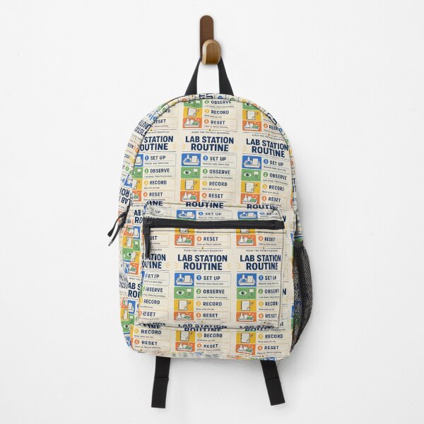 Item preview, Science Classroom Poster – Lab Station Routine for Science Teachers designed and sold by astersgraphics.
