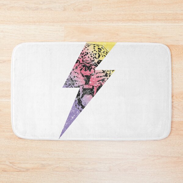 Item preview, Vintage Leopard Lightning Bolt Rocker Graphic Art designed and sold by The secret storage room.