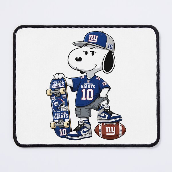 Item preview, Snoopy New York Giants Football Retro F030 designed and sold by GLUVY-THEME.