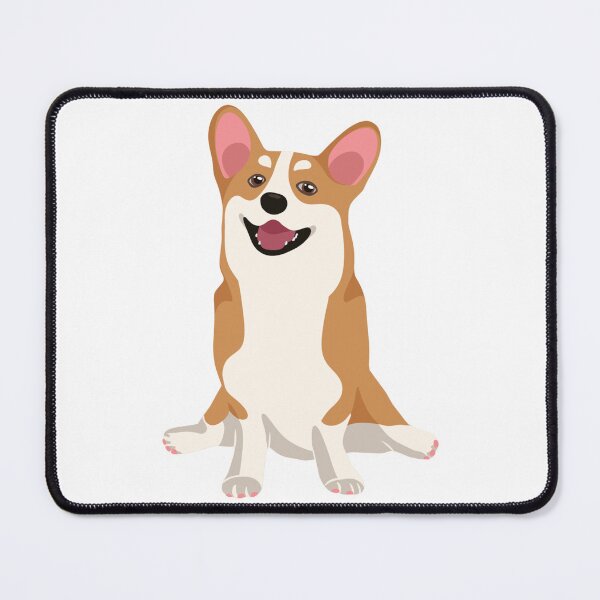Item preview, Happy Corgi Sploot Sitting Dog Illustration designed and sold by svitlaarty.