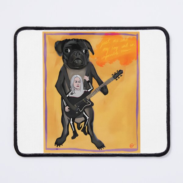Item preview, Phoebe Bridgers & Dog: Music Vibes & Canine Companionship Art | Limited Edition designed and sold by 15Eliel.