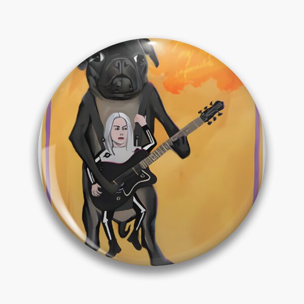 Item preview, Phoebe Bridgers & Dog: Music Vibes & Canine Companionship Art | Limited Edition designed and sold by 15Eliel.