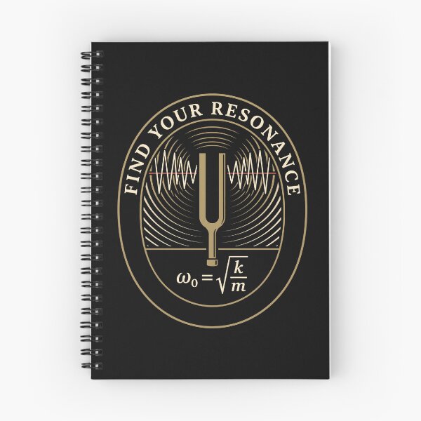 Item preview, Find Your Resonance Physics Tuning Fork Emblem designed and sold by SplashTastic.