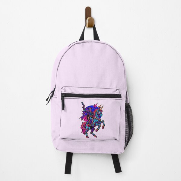 Item preview, Cyberpunk Cowboy Riding Robot Unicorn Neon Synthwave designed and sold by KungPowUnicorn.