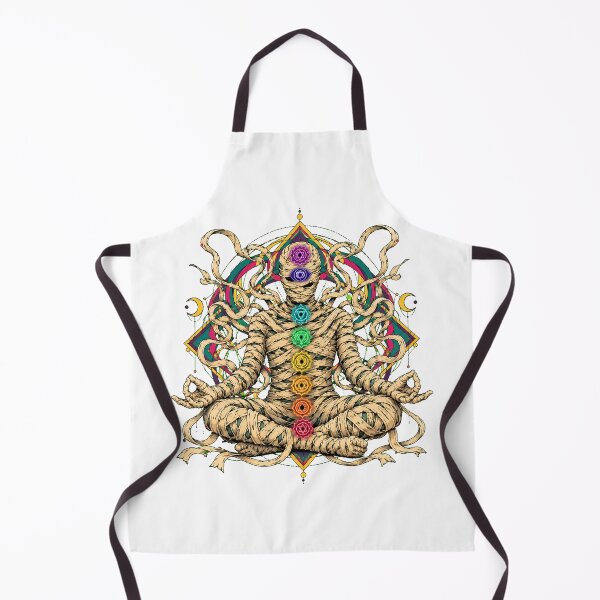 Item preview, Chakra Meditating Mummy Sacred Geometry Yoga designed and sold by chattsuede.