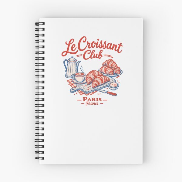Item preview, Le Croissant Club Paris Vintage French Bakery Cafe Aesthetic designed and sold by Yellowriversss.