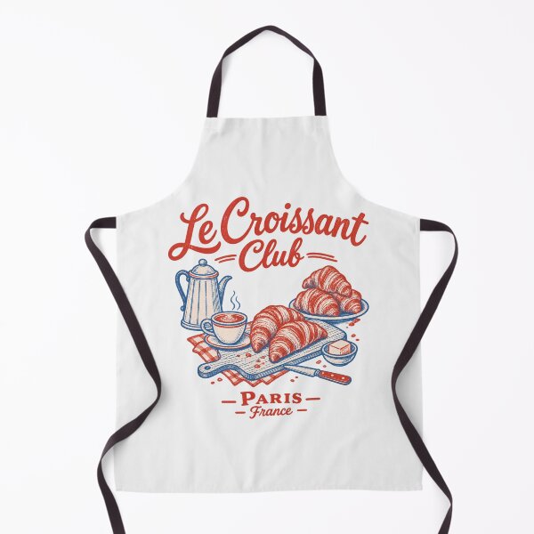Item preview, Le Croissant Club Paris Vintage French Bakery Cafe Aesthetic designed and sold by Yellowriversss.