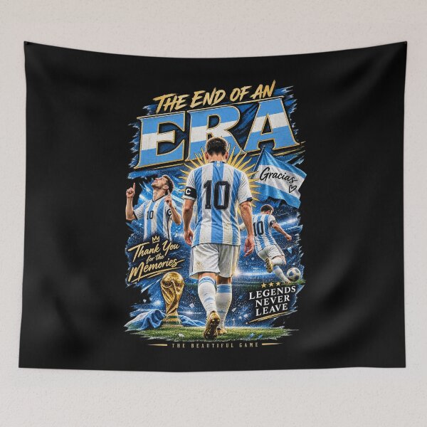 Item preview, The End Of An Era | Legends Never Leave | Lionel Messi 2026 designed and sold by DIRTYSKETCHH.