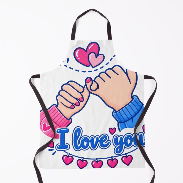 Item preview, I Love You Pinky Promise Cute Love Hearts designed and sold by TibbuTees.