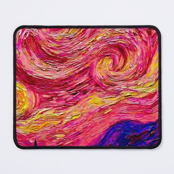 Item preview, Cute Pink Cosmic Creature – Colorful Starry Night Fantasy Art designed and sold by Mystic & Celestial Art.