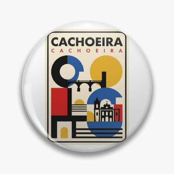 Item preview, Retro Cachoeira Bauhaus Geometric Skyline designed and sold by k3rstman1.