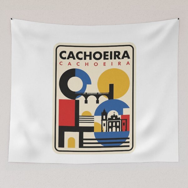 Item preview, Retro Cachoeira Bauhaus Geometric Skyline designed and sold by k3rstman1.