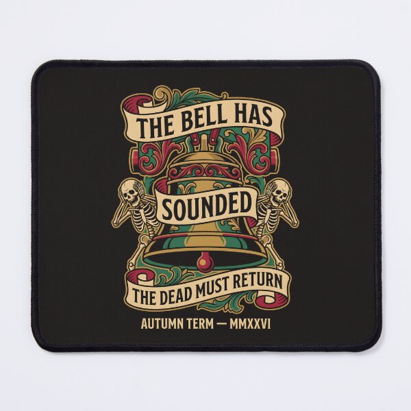 Item preview, Autumn Term Skeleton Bell Gothic Banner Art designed and sold by SplashTastic.