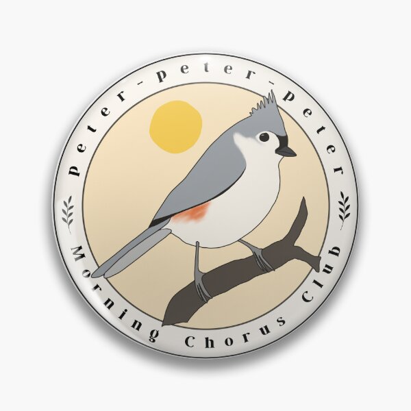 Item preview, Tufted Titmouse Birdsong Mnemonic Art designed and sold by FarnwirbelArt.