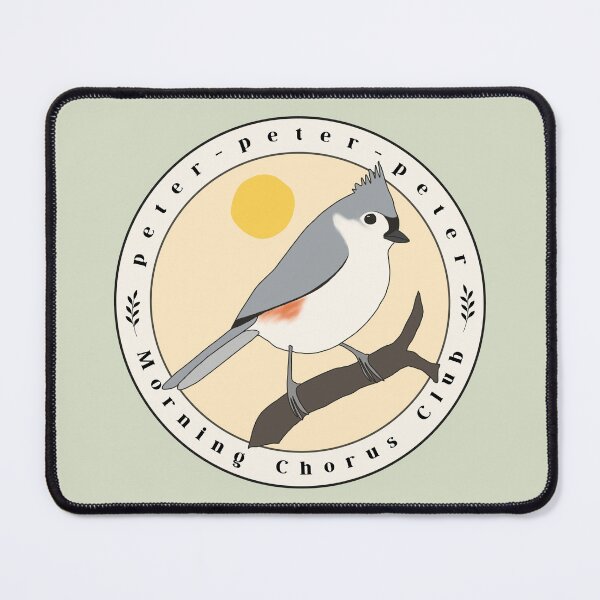 Item preview, Tufted Titmouse Birdsong Mnemonic Art designed and sold by FarnwirbelArt.