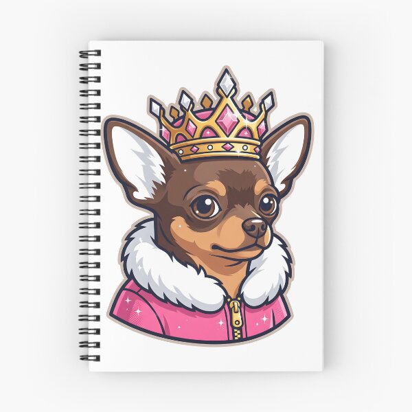 Item preview, Royal Chihuahua Princess Gold Crown Cute Dog designed and sold by IrisByJoVon.