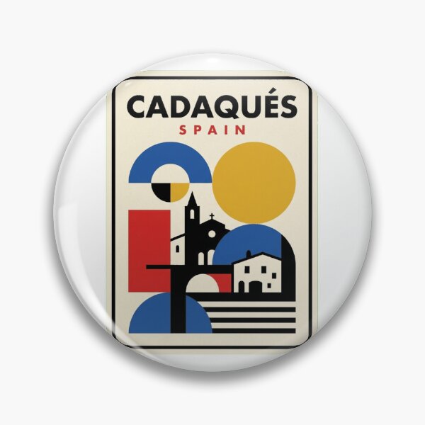 Item preview, Retro Cadaqués Bauhaus Geometric Skyline designed and sold by k3rstman1.