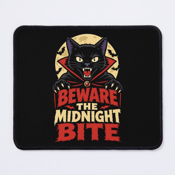 Item preview, Midnight Bite Funny Vampire Cat designed and sold by RICENO.