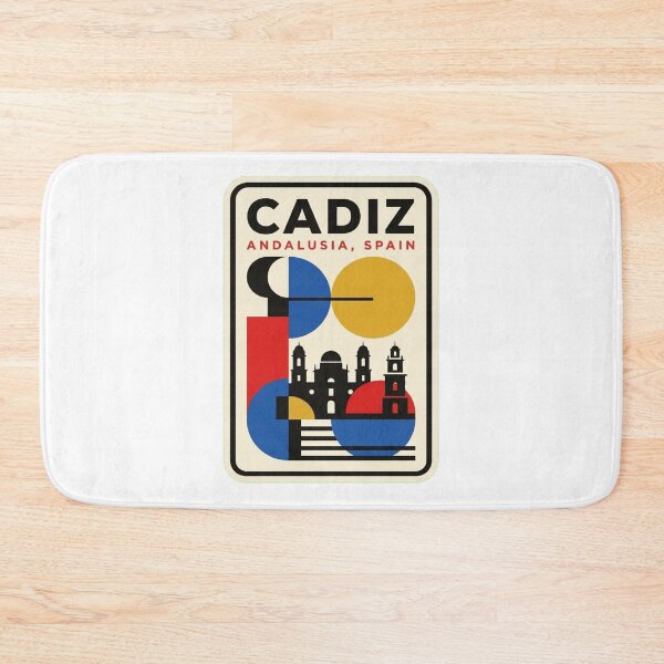 Item preview, Retro Cadiz Bauhaus Geometric Skyline designed and sold by k3rstman1.