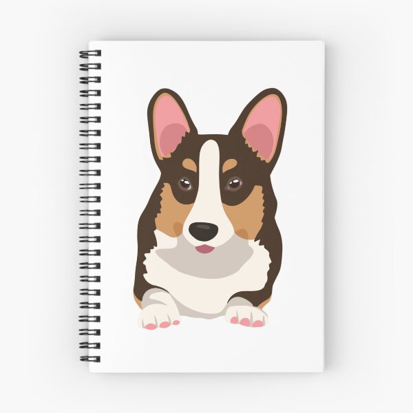 Item preview, Tri-Color Corgi Paws Out Cute Dog Portrait designed and sold by svitlaarty.