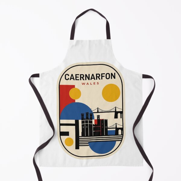 Item preview, Retro Caernarfon Bauhaus Geometric Skyline designed and sold by k3rstman1.