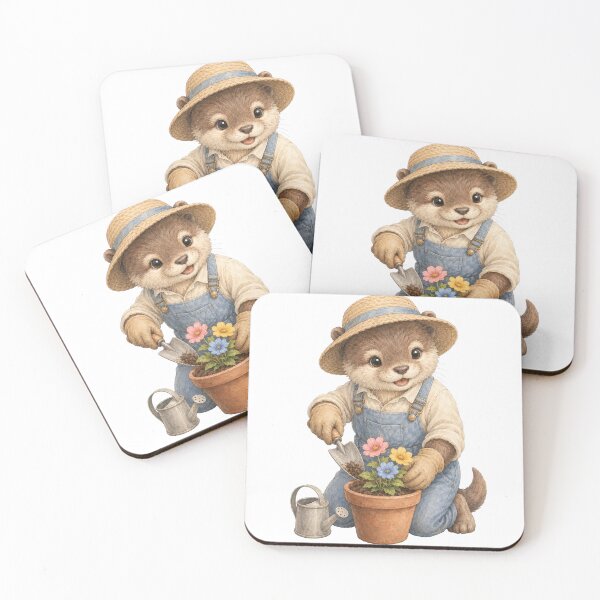 Item preview, Cute Otter Gardener designed and sold by photoparadise22.