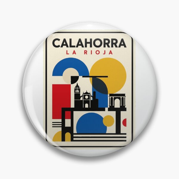 Item preview, Retro Calahorra Bauhaus Geometric Skyline designed and sold by k3rstman1.