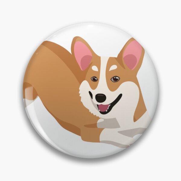 Item preview, Playful Corgi Play Bow Stretch Dog Illustration designed and sold by svitlaarty.