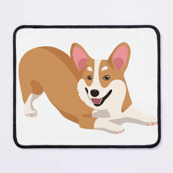 Item preview, Playful Corgi Play Bow Stretch Dog Illustration designed and sold by svitlaarty.