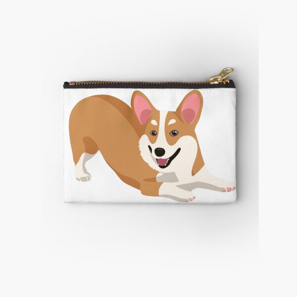 Item preview, Playful Corgi Play Bow Stretch Dog Illustration designed and sold by svitlaarty.