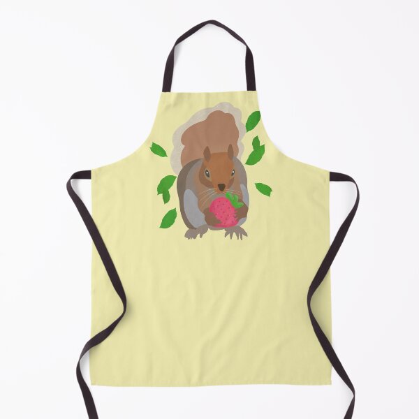 Item preview, Illustration of a squirrel with a strawberry designed and sold by FandomizedRose.