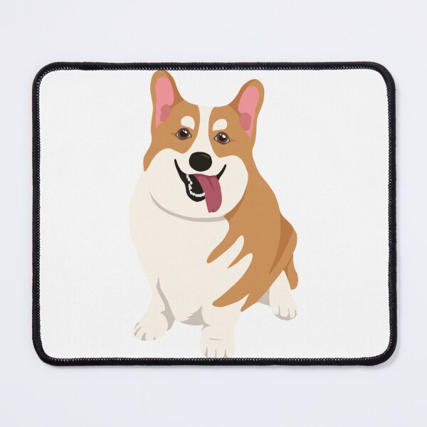 Item preview, Happy Corgi Happy Smile Tongue Out Dog Portrait designed and sold by svitlaarty.