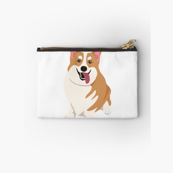 Item preview, Happy Corgi Happy Smile Tongue Out Dog Portrait designed and sold by svitlaarty.