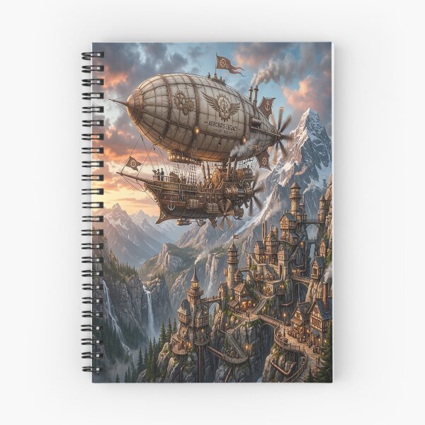Item preview, A steampunk theme with a blimp. designed and sold by Solomon-Ent-144.