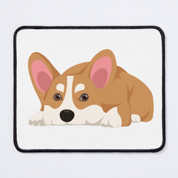 Item preview, Sleepy Corgi Lying Down Cute Sploot Puppy Illustration designed and sold by svitlaarty.