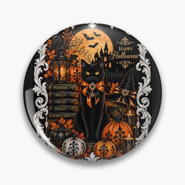 Item preview,  Black Cat & Baroque - Halloween designed and sold by DesignsByPrnces.